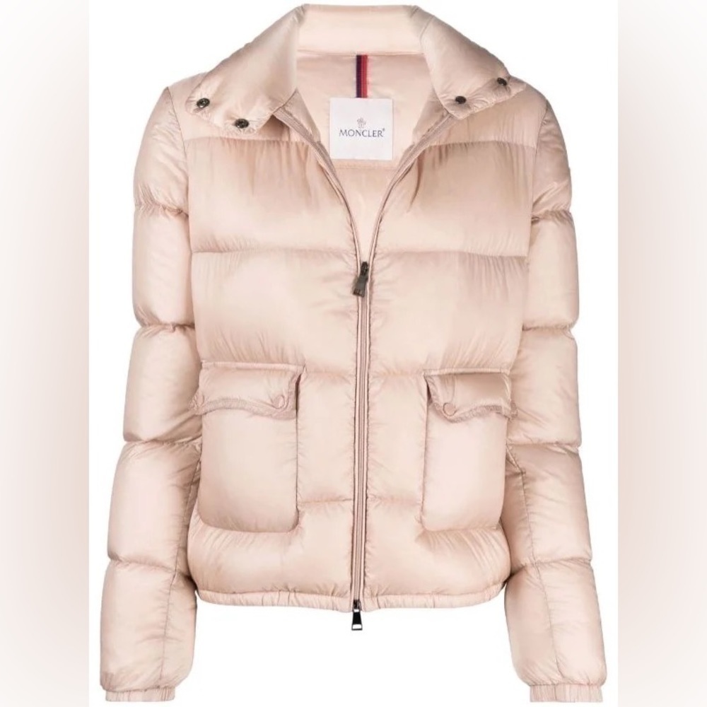 New Moncler Size 7 (4xl) Logo-patch Padded Down Jacket